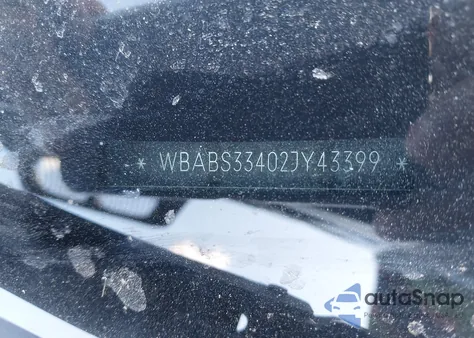 2002 BMW 325Ci из США, поврежденный, VIN WBABS33402JY43399